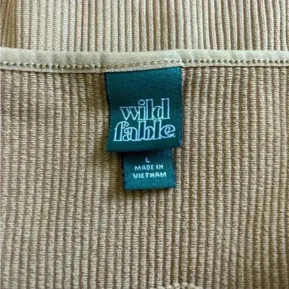 Wild fable brown ribbed stretchy bodysuit romper in size large - Picture 6 of 6